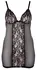 Cottelli Collection Lingerie Dress XL Semi-Transparent Lace Black