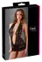 Cottelli Collection Lace Halterneck Dress Black XL - Backless Floral Design