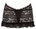 Cottelli Collection Lace Halterneck Dress Black XL - Backless Floral Design