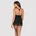 Obsessive Chiccanta Babydoll L/XL Black - Lace Back, Airy Multistretch
