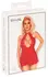 Kissable Babydoll Red L/XL - Floral Lace & Powernet Set