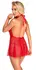 Kissable Babydoll Red L/XL - Floral Lace & Powernet Set