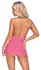 Cottelli Lingerie Babydoll Pink S/M - Lace & Powernet Set