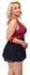 Cottelli Bondage Plus Babydoll 4XL Red Matte Look with Adjustable Restraints