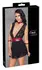Cottelli Collection Bondage Series Babydoll XL Black & Red Lace Design