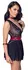 Cottelli Bondage Babydoll S with Removable Restraint System, Black/Red
