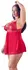 Cottelli Collection Babydoll Red 4XL - Lace Detail, Adjustable Straps