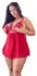 Cottelli Collection Babydoll 3XL Red, Adjustable Straps, Lace Design