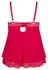 Cottelli Collection Babydoll 3XL Red, Adjustable Straps, Lace Design