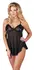 Cottelli Collection Babydoll Ruffles M Black Lace Adjustable Lingerie