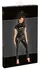 Noir Handmade Powerwetlook Jumpsuit XL with Adjustable Lacing, Black