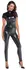 Noir Handmade Powerwetlook Jumpsuit XL with Adjustable Lacing, Black