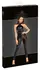 Noir Handmade Rhine S Powerwetlook Jumpsuit with Rhinestone Details