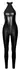 Noir Handmade Rhine S Powerwetlook Jumpsuit with Rhinestone Details