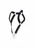 DNGEON Straight Back Harness Adjustable Microfiber Black