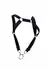DNGEON Straight Back Harness Adjustable Microfiber Black