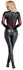 Cottelli PARTY Stretch Jumpsuit Red-Black XL with 3-Way Zip