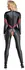 Cottelli PARTY Jumpsuit Black-Red S - Matt Effect, Chain Detail