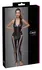 Cottelli PARTY Jumpsuit Lacing Black Matte Look, Size L