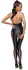 Cottelli PARTY Jumpsuit S Black Matte Look with Lacing and 2-Way Zip