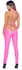 Cottelli Party Jumpsuit Neon Pink L - Shiny Halterneck Bodysuit