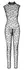 Cottelli Lingerie Lace Jumpsuit M - Soft Transparent One-Piece with 2-Way Zip