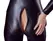 Cottelli Collection Jumpsuit Model M Black Full Body Stretch Zip