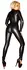 Noir Handmade Jumpsuit Wet Look Zips Black Size M