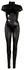Cottelli Collection Jumpsuit Black Wet Look Powernet M Zip Design