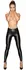 Noir Handmade Power Matte Black Leggings S with Vinyl Back Detail
