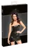 Noir Tube Dress XL Black Crocodile Embossed Wetlook Finish