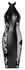 Noir Handmade Knee-Length Dress M Powerwetlook & Velvet Detail
