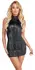 Cottelli PARTY Dress L - Matte Snakeskin Look, Full-Length Zip, Size L