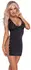 Cottelli Collection Dress M Black with Adjustable Silver Lacing