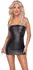 Cottelli Collection Tube Dress L Black Matte with Rose Gold Detail