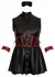 Cottelli Bondage Plus Dress XL - Black Matte, Adjustable Arm Cuffs, Mask