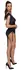 Cottelli Party Dress Model XL Asymmetrical Ruffles Black