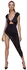 Cottelli PARTY Dress S Asymmetrical Ruffle Design Black
