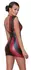 Cottelli Collection Party Dress Red/Black L - Fitted Matte Design