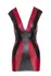 Cottelli PARTY Dress Red/Black M - Fitted Stretch Matte Look