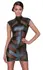 Cottelli PARTY Black Matte Dress XL with Powernet Inserts