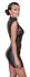 Cottelli PARTY Dress S Black Matte with Sheer Powernet Accents