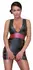 Cottelli PARTY Dress Black/Red S - Matte Look, Figure-Enhancing Design