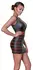 Cottelli PARTY Dress Black/Red S - Matte Look, Figure-Enhancing Design