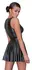 Cottelli PARTY Flared Mini Dress S Black Matte Finish Adjustable Belt
