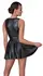 Cottelli PARTY Flared Mini Dress S Black Matte Finish Adjustable Belt