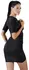 Cottelli Collection Dress L - Black, Ruffled, Semi-Transparent, Stretch