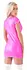 Cottelli Collection Dress Hot Pink S - Stretch Design, Wide Neckline