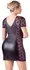 Cottelli Collection 2-Way Zip Dress 3XL Black Lace Transparent Panels