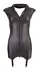 Cottelli Collection Shiny Black Mini Dress with Adjustable Straps XL